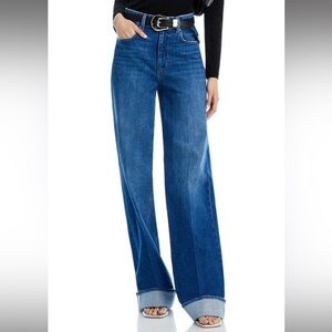 PAIGE Dark Blue Flare Jeans